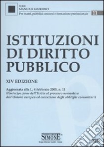 Istituzioni di diritto pubblico libro