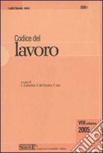 Codice del lavoro libro