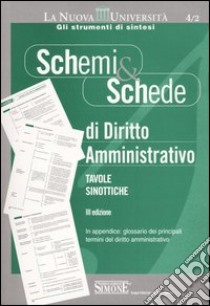 Schemi & schede di diritto amministrativo libro