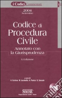 Codice di procedura civile. Annotato con la giurisprudenza. Con CD-ROM libro