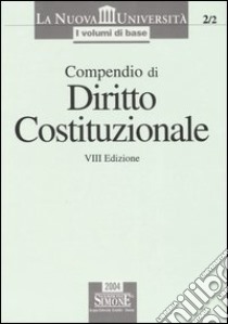 Compendio di diritto costituzionale libro