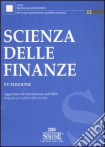 Scienza delle finanze libro