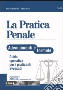 La pratica penale. Adempimenti e formule. Guida operativa per i praticanti avvocati libro di Marino Raffaele - Visco Fabio