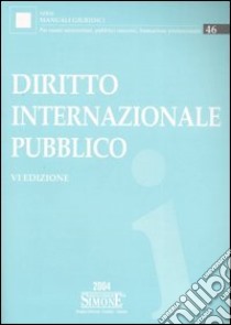 Diritto internazionale pubblico libro