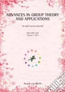 Advances in group theory and applications (2017). Vol. 3 libro di De Giovanni F. (cur.)