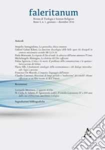 Faleritanum. Rivista di teologia e scienze religiose (2016). Vol. 1 libro di De Macedo F. (cur.)