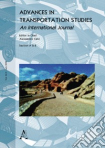 Advances in transportation studies. An international journal (2018). Vol. 45: July libro di Calvi A. (cur.)