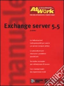 Exchange Server 5.5 libro di McBee Jim