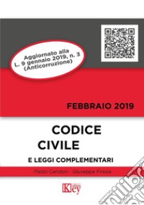 Codice civile e leggi complementari libro di Cendon Paolo; Finoia Giuseppe