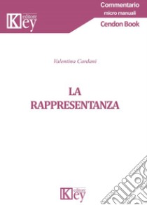 La rappresentanza libro di Cardani Valentina