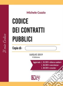 Codice dei contratti pubblici libro di Cozzio Michele