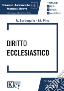 Diritto ecclesiastico libro di Pino Mariantonietta; Barbagallo Roberta Maria