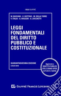 Leggi fondamentali del diritto pubblico e costituzionale libro