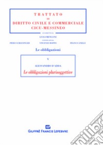 Le obbligazioni plurisoggettive libro di D'Adda Alessandro