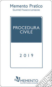 Memento Procedura civile 2019 libro