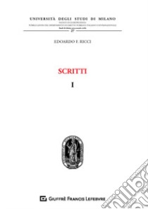 Scritti libro di Ricci Edoardo F.