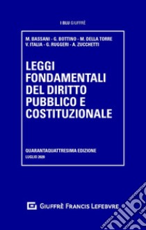 Leggi fondamentali del diritto pubblico e costituzionale libro