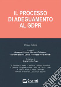 Il processo di adeguamento al GDPR libro di Cassano G. (cur.); Colarocco V. (cur.); Gallus G. B. (cur.)