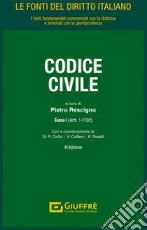 Codice civile libro di Rescigno P. (cur.)