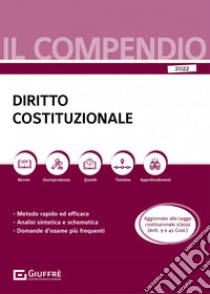 Compendio di diritto pubblico e diritto costituzionale libro di Filippini Alberto