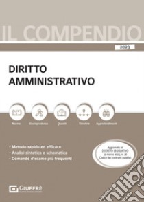 Compendio di diritto amministrativo libro di Filippini Alberto