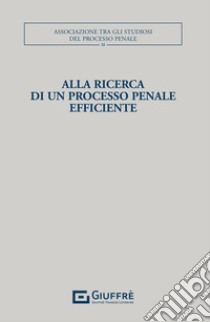 Alla ricerca di un processo penale efficiente libro di Montagna M. (cur.)