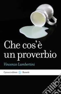 Che cos'è un proverbio libro di Lambertini Vincenzo