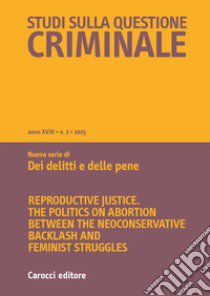 Studi sulla questione criminale (2023). Vol. 2 libro