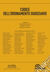 Codice dell'ordinamento giudiziario libro di Iacoboni Alessandro; Grasso Gianluca; Converso Maurizio