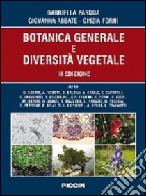 Botanica generale e biodiversità vegetale libro di Pasqua Gabriella; Abbate Giovanna; Forni Cinzia