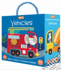 Vehicles. Q-box. Ediz. a colori. Con puzzle libro di Pesavento Giulia; Fabris Nadia