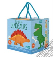 Dinosaurs. Edu-blocks. Ediz. a colori. Con gadget libro di Tomè Ester; Gaule Matteo