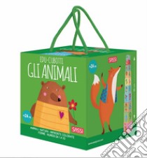 Gli animali. Edu-cubotti. Ediz. a colori. Con gadget libro di Gaule Matteo; Tomè Ester