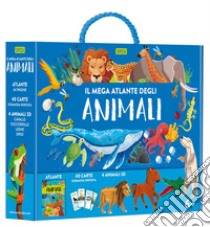 Il mega atlante degli animali. Ediz. a colori. Con puzzle. Con 40 Carte libro di Pesavento Giulia