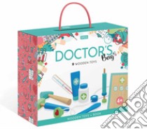 Doctor's bag. Wooden toys. Nuova ediz. Con 9 formine in legno libro di Gaule Matteo; Pesavento Giulia