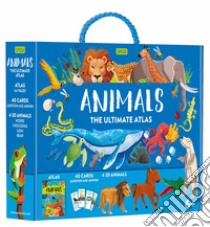 Animals. The ultimate atlas. Ediz. a colori. Con puzzle. Con 40 Carte libro di Pesavento Giulia