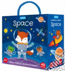 Space. Q-box. Ediz. a colori. Con 10 figure spaziali. Con puzzle libro di Gaule Matteo