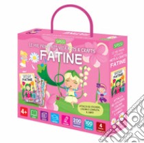 Fatine. Le mie prime attività arts & crafts. Ediz. a colori. Con penna speciale da ricalco. Con 100 sticker. Con 200 trasferibili libro di Meneguzzo Giulia