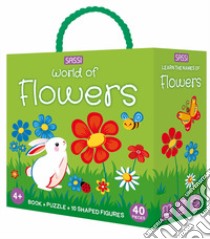 World of flowers. Q-box. Con 10 figure sagomate. Con puzzle libro di Gaule Matteo