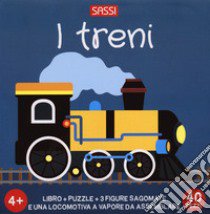 I treni. Q-box. Ediz. a colori. Con 3 figure sagomate. Con locomotiva da montare. Con puzzle libro di Pesavento Giulia; Gaule Matteo