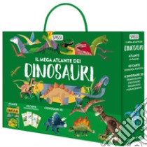 Il mega atlante dei dinosauri. Nuova ediz. Con 40 carte domanda-risposta. Con 4 modellini di dinosauri libro di Pesavento Giulia