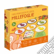 Millefoglie. I miei primi giochi di logica. Ediz. a colori. Con 6 dischi. Con 48 foglie di legno. Con 20 Carte libro di Marcolin Roberta