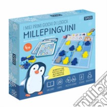 Millepinguini. I miei primi giochi di logica. Ediz. a colori. Con 20 carte. Con 32 sagome di legno libro di Marcolin Roberta