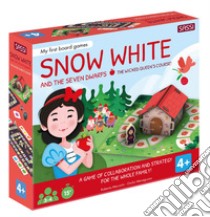 Snow white and the seven dwarfs. The wicked queen's course! My first board games. Ediz. a colori. Con casetta 3D da costruire. Con 8 pedine di legno. Con 2 tabelloni. Con 49 Carte libro di Marcolin Roberta