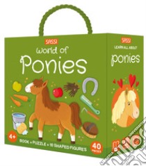 World of ponies. Q-box. Ediz. a colori. Con Gioco libro di Gaule Matteo