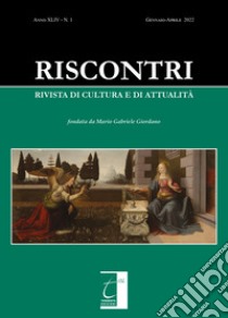 Riscontri. Rivista di cultura e di attualità (2022). Vol. 1: gennaio-aprile libro