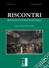 Riscontri. Rivista di cultura e di attualità (2022). Vol. 2 libro