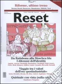 Reset n. 99/07 libro di AA.VV.