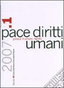 Pace diritti umani (2007). Vol. 1 libro