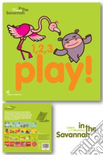 1,2,3 play! Learn with Mummy in the savannah. Ediz. a colori libro di Quaranta Letizia